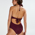 Borneo Mesh Swimsuit, Purple