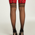 30 Denier Valentina stay-ups, Red