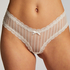 V-shape Mesh Brazilian, White
