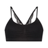 Marine seamless bralette, Black