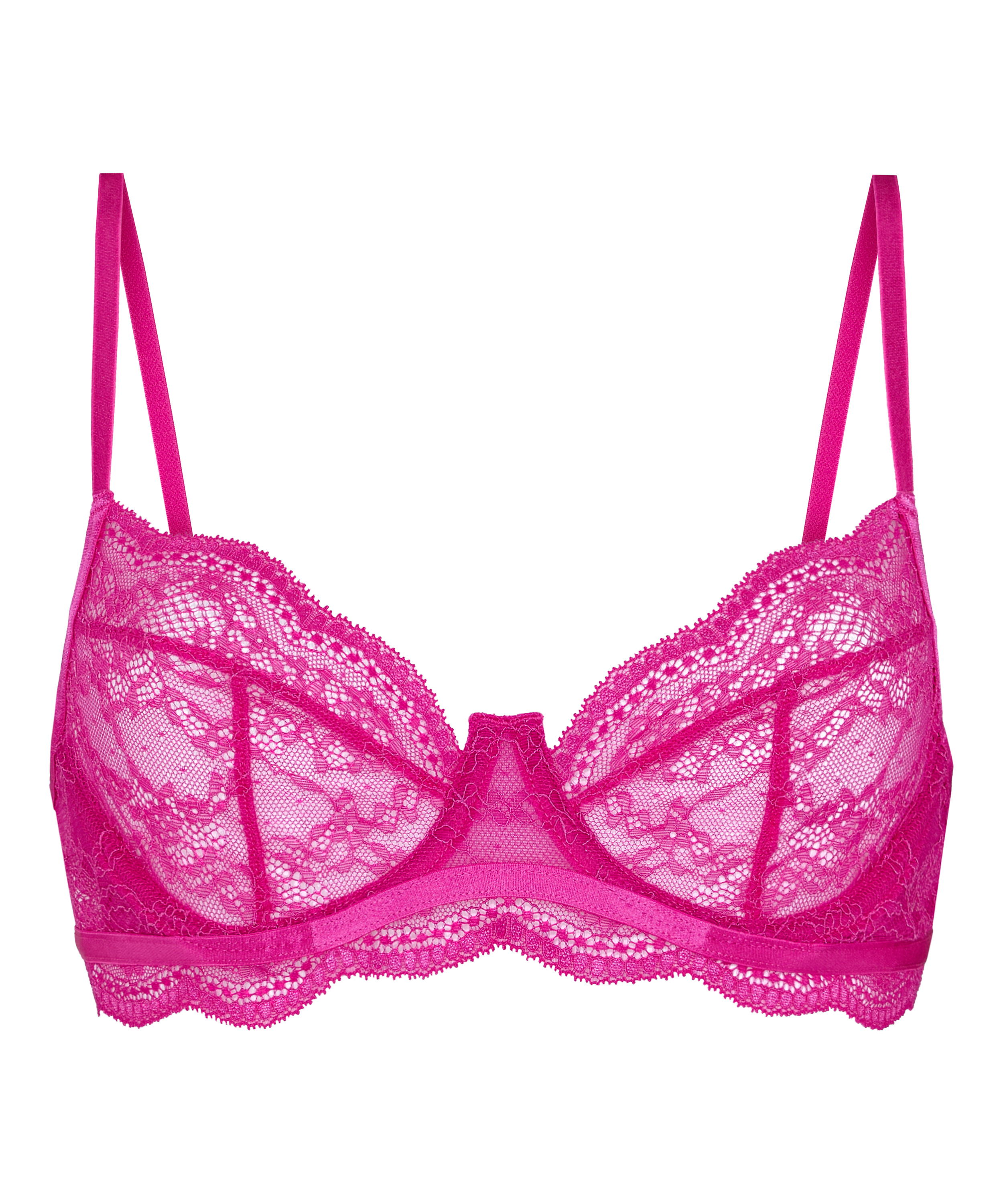 Isabelle Non-Padded Underwired Bra, Pink, main