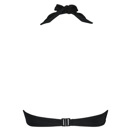 Boho Chick Padded Push-Up Bikini Top, Black