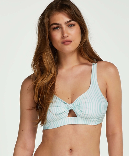 Non-padded bikini top Julia, Green