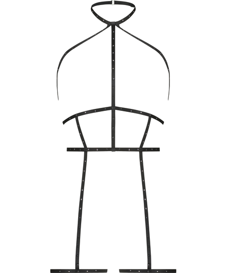 Private Rhinestone Harness, Black