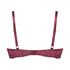 Rose padded push-up bra, Red