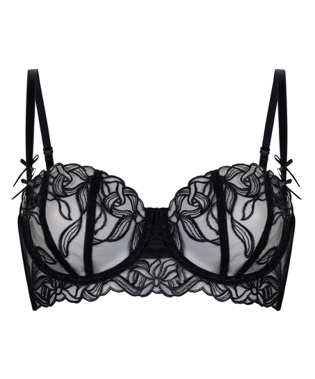 Beau Non-Padded Underwired Bra, Black