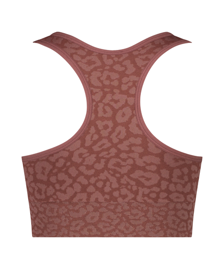 HKMX Seamless Sports Bra, Pink