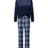 Velvet Pyjama Set, Blue