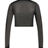 Lia Mesh Top HKM x NA-KD, Black