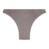 Luna High-Leg Bikini Bottoms, Grey