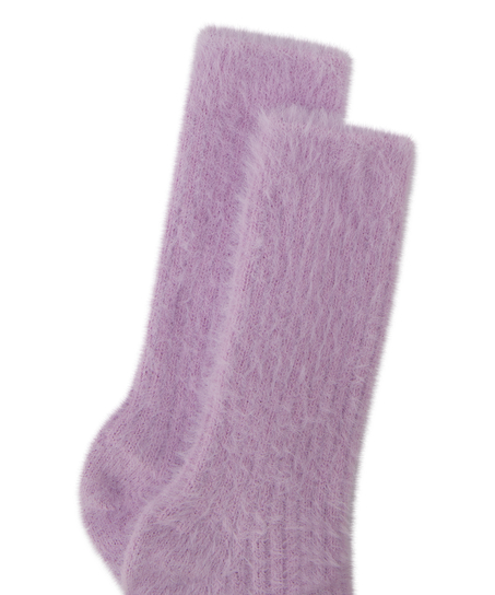 Fluffy Socks, Purple