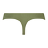 Invisible cotton thong, Green