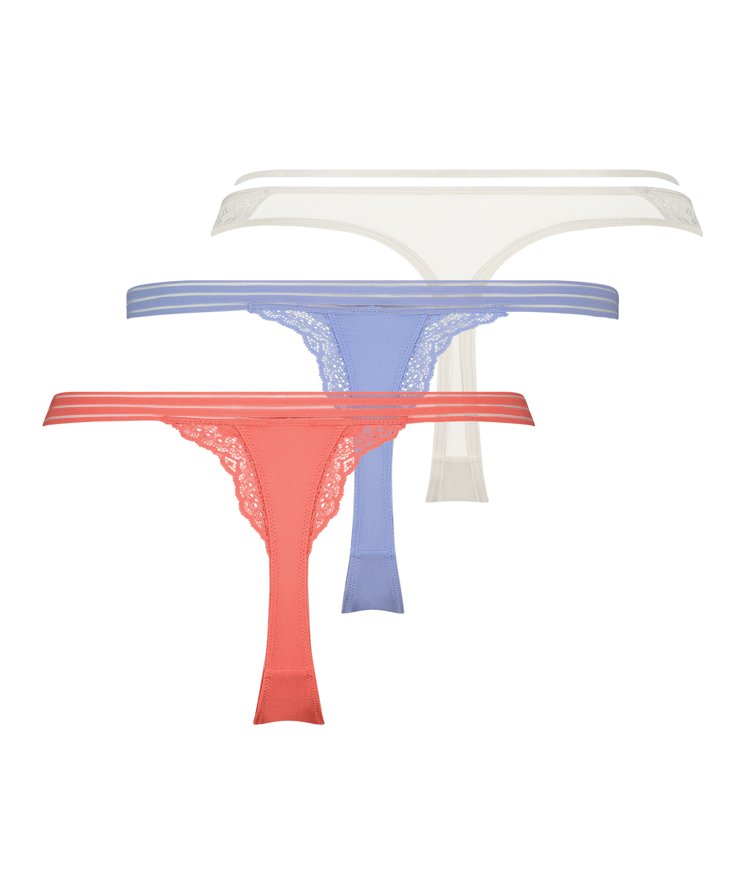 3-Pack Thong, Pink, main