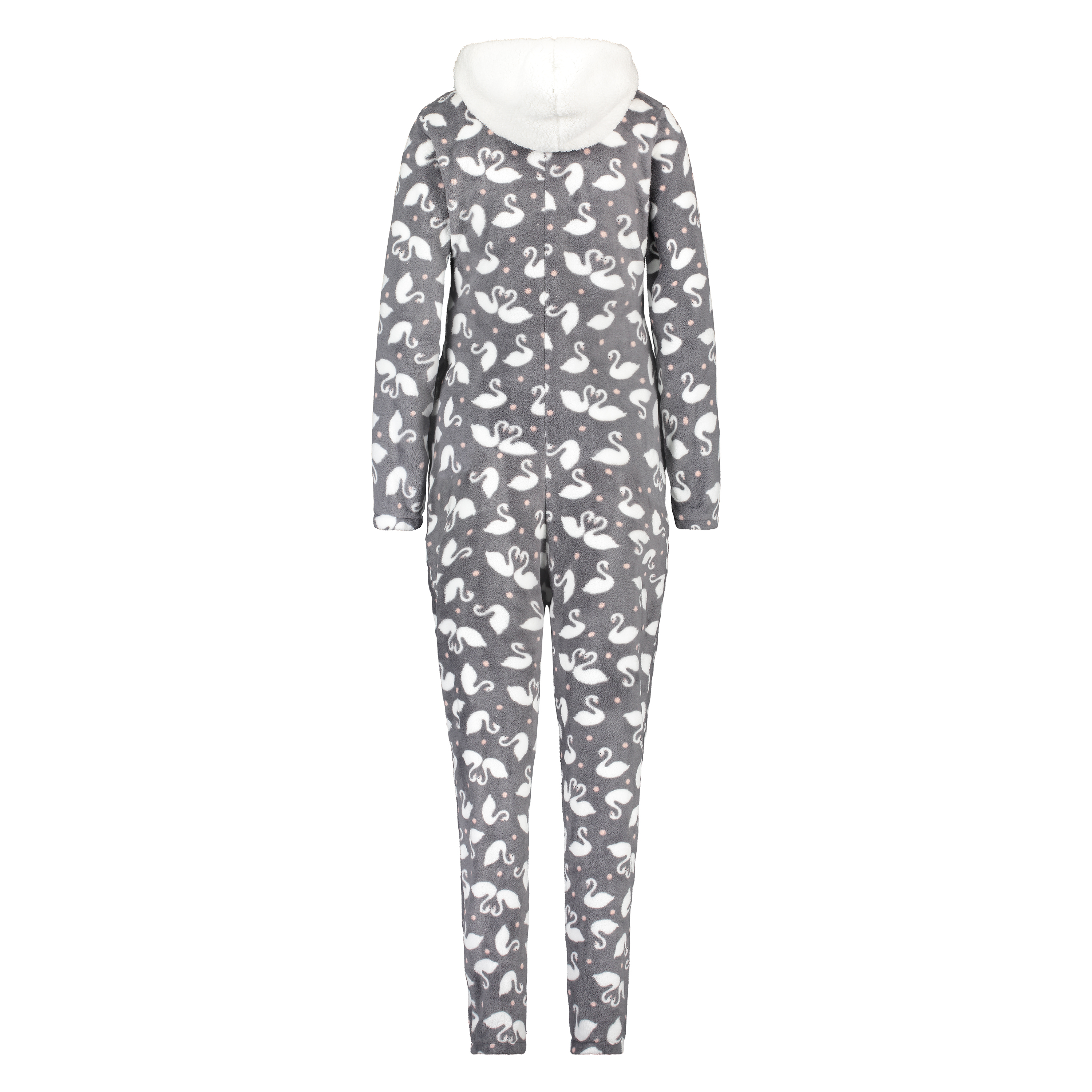 Fleece onesie, Grey, main