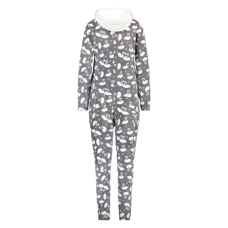 Fleece onesie, Grey