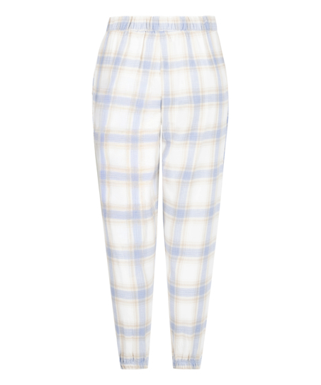 Flannel Pyjama Pants, Blue