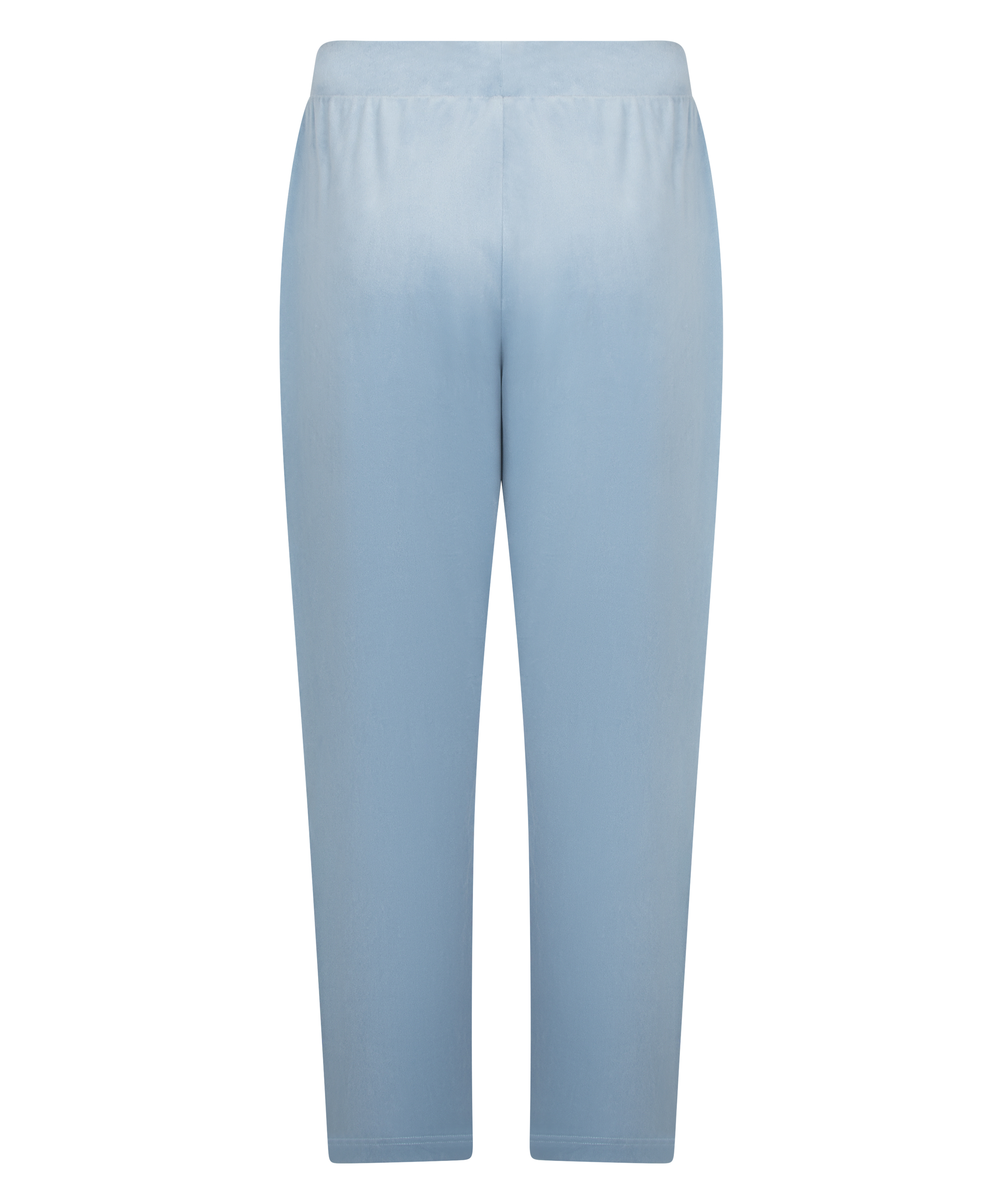 Velours Pyjama Pants, Blue, main