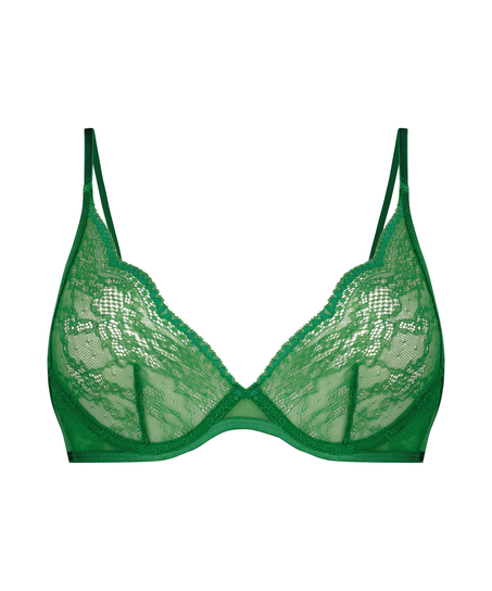 Isabelle Non-Padded Underwired Bra, Green