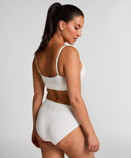 Dide Triangle Bralette, White