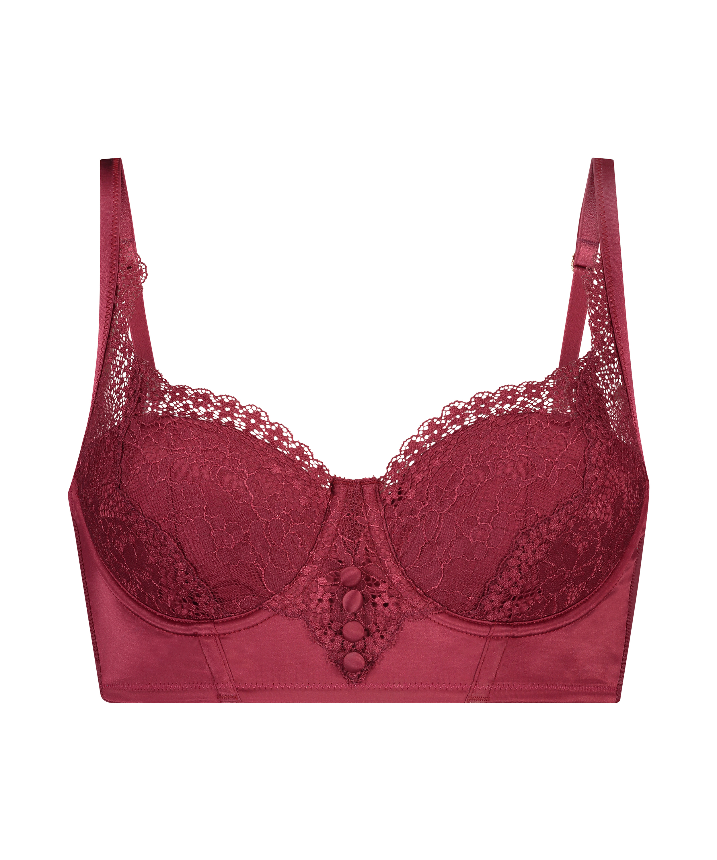 Chase padded half-cup underwired bra Rebecca Mir, Red, main