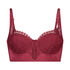 Chase padded half-cup underwired bra Rebecca Mir, Red