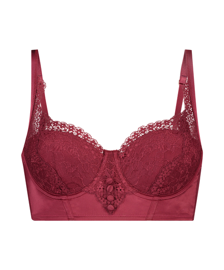 Chase padded half-cup underwired bra Rebecca Mir, Red