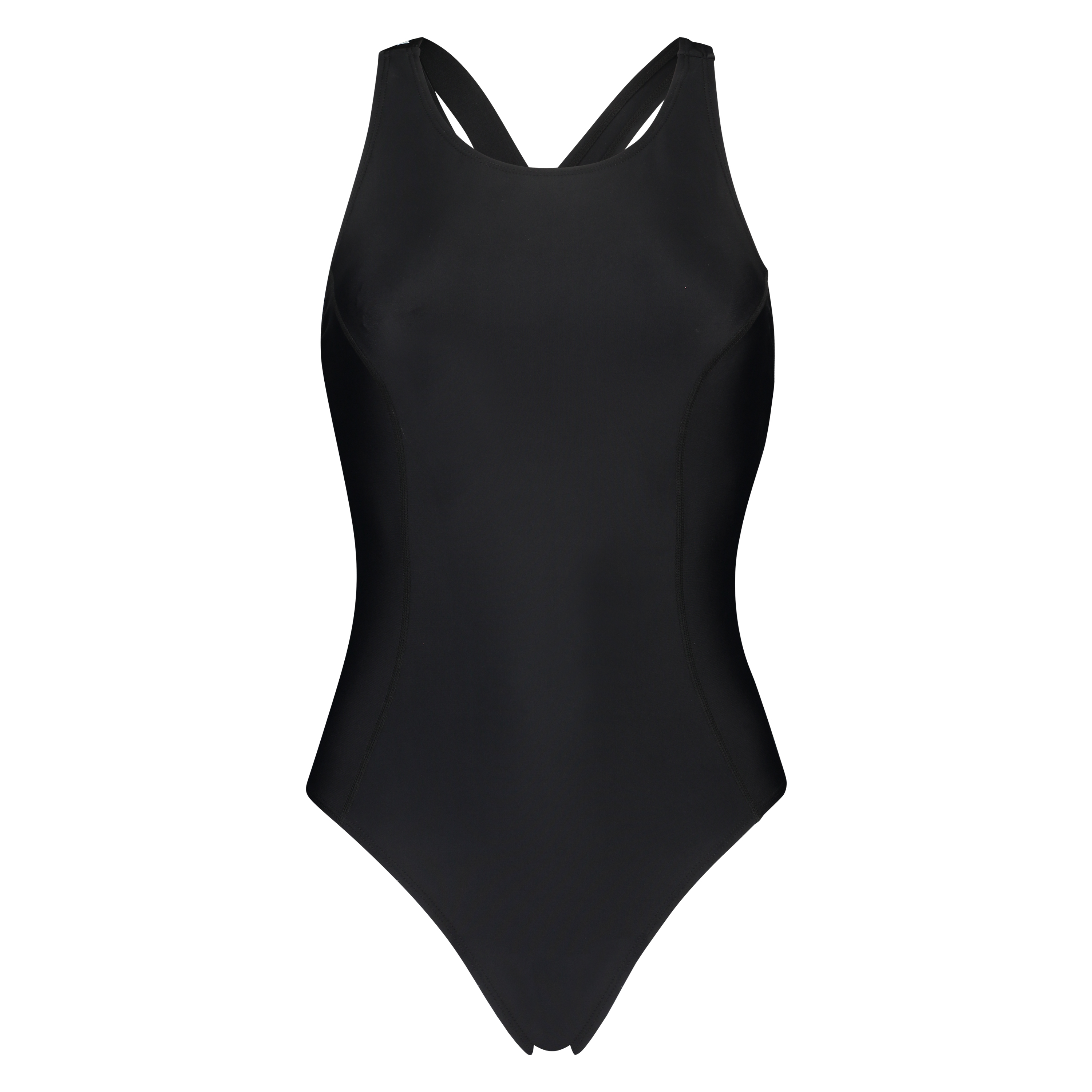 HKMX High Neck Swimsuit, Black, main