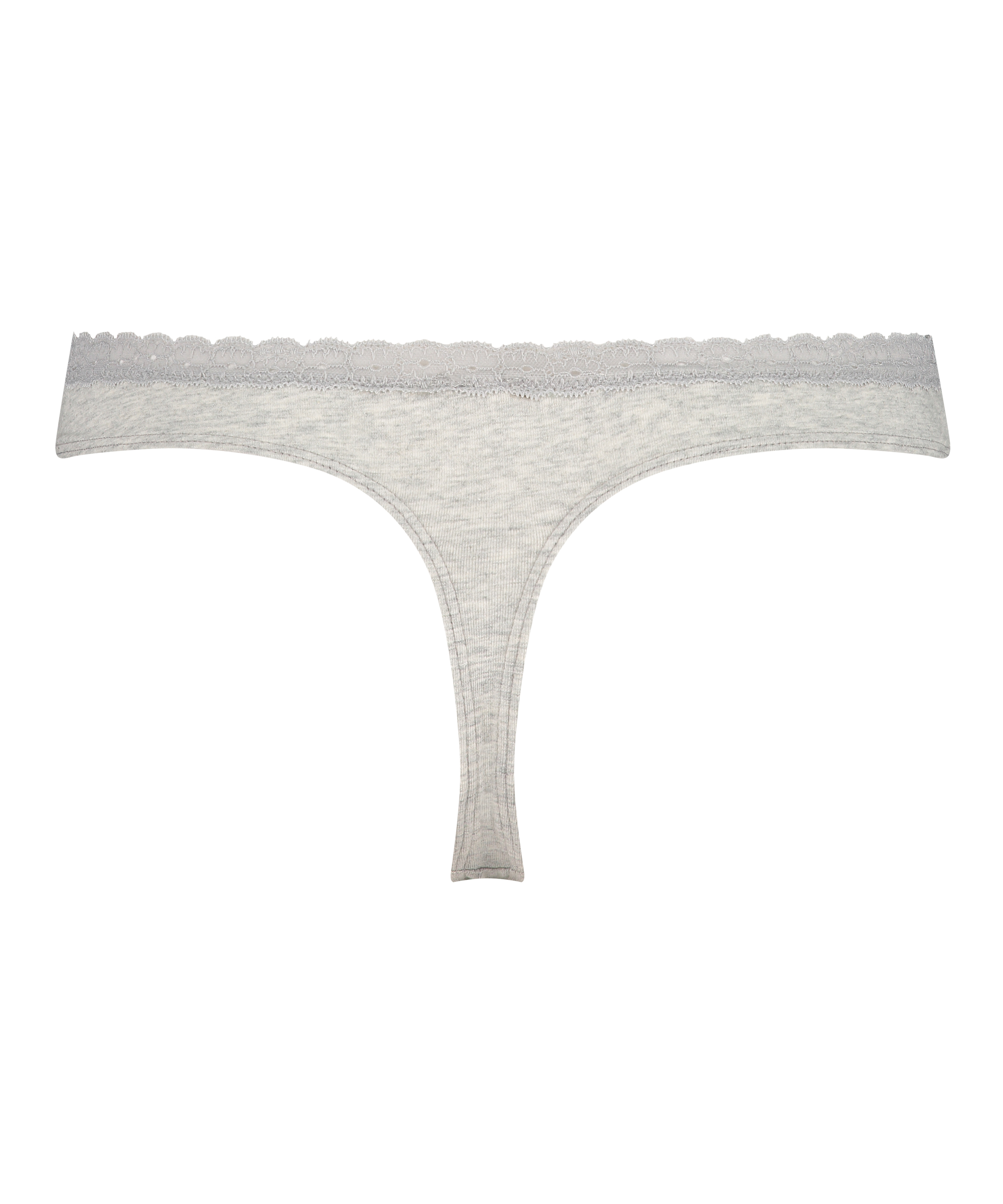 Cotton thong, Grey, main