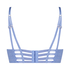 Chynna Padded Longline Underwired Bra, Blue