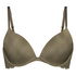Angie Padded Underwired Push-Up Bra, Green