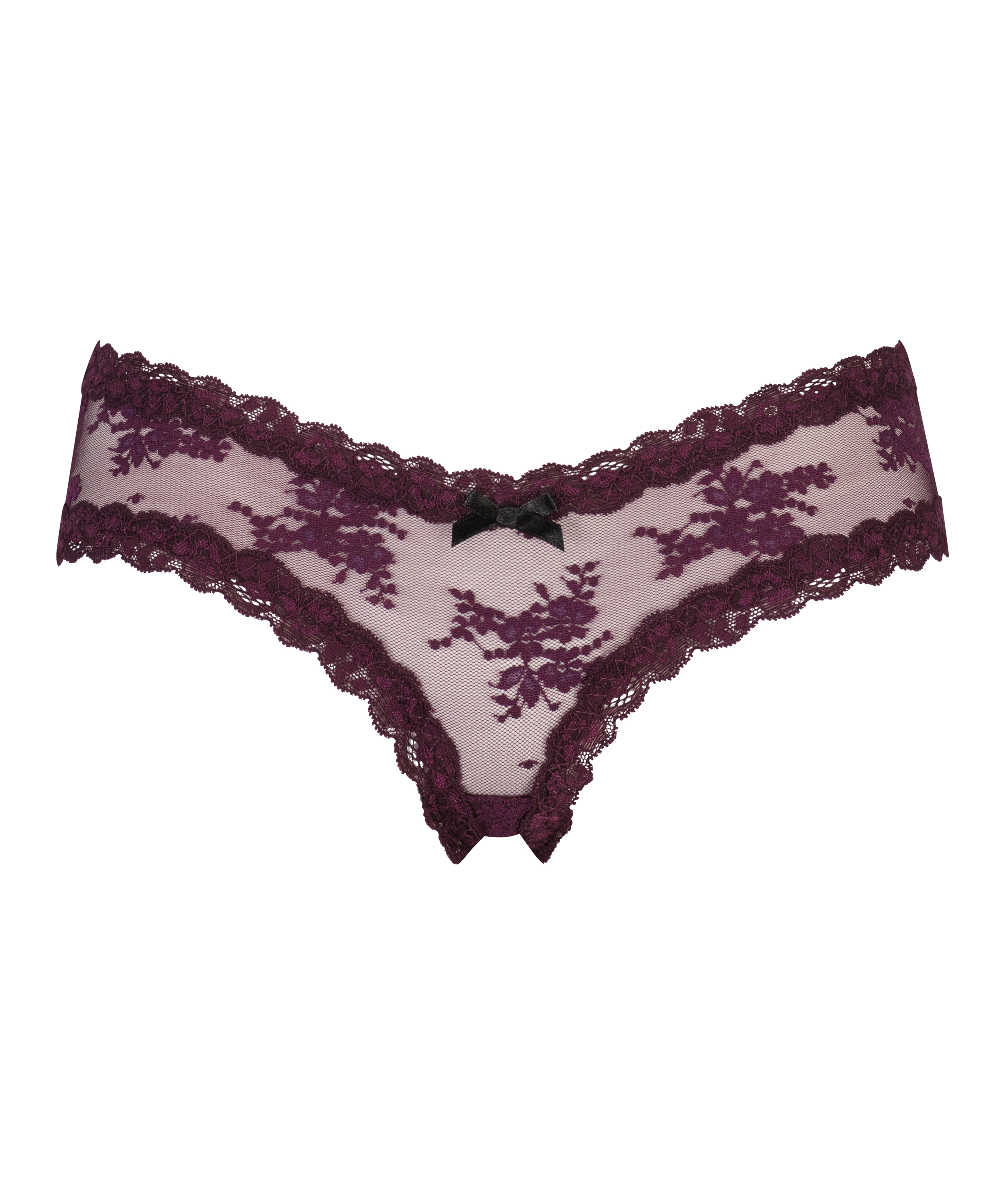 V-shaped Brazilian mesh, Purple, main