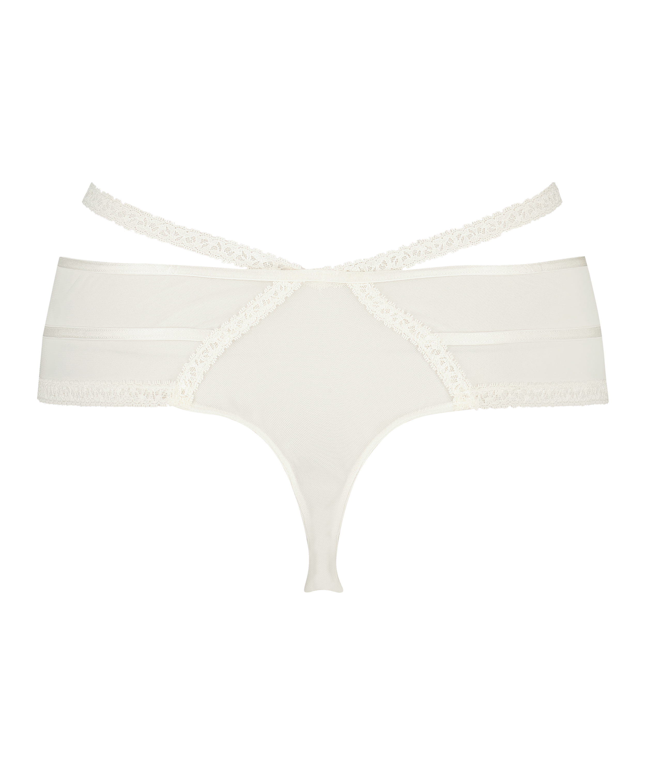 Lorraine thong Curvy, White, main