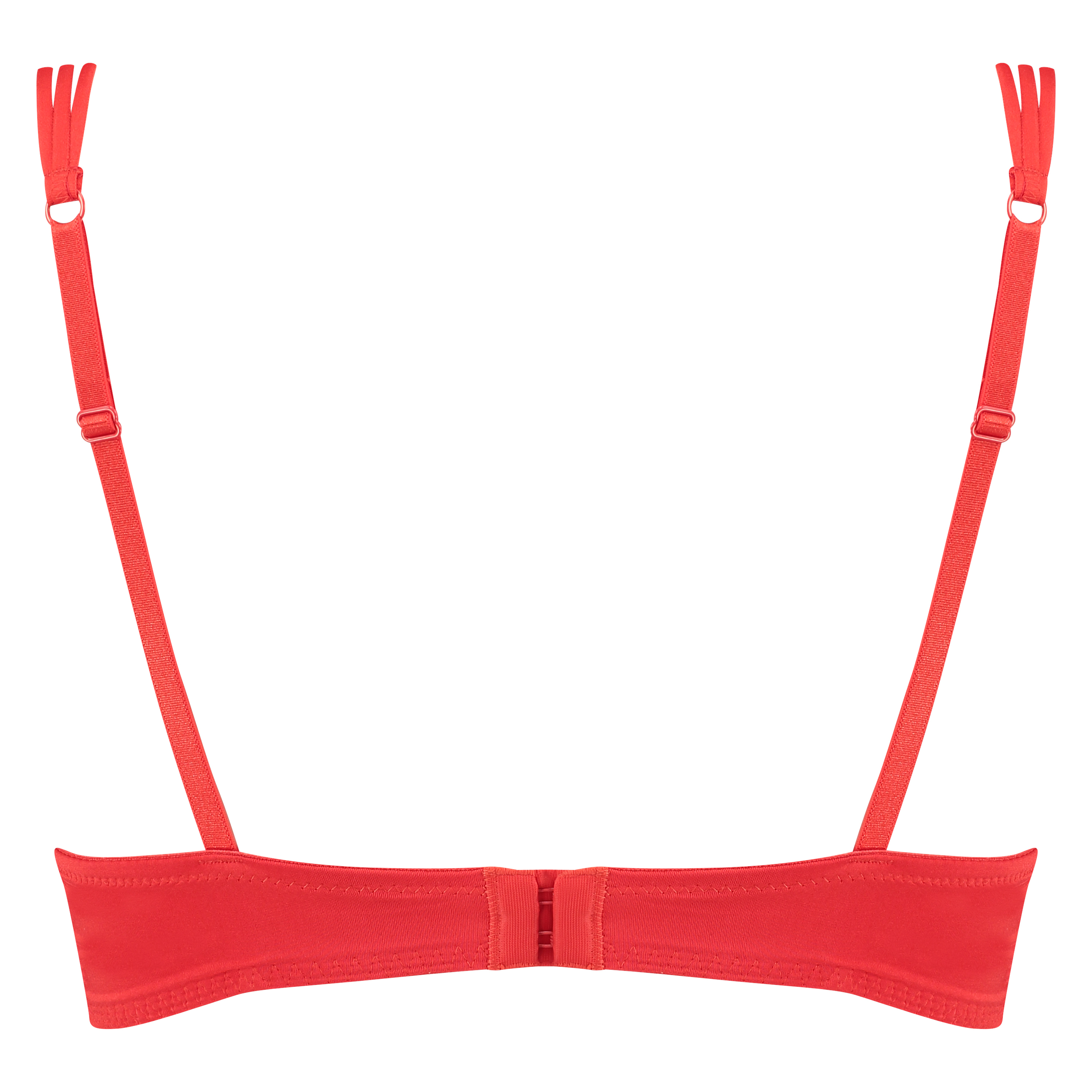 Padded underwired push-up bra Candy, Red, main