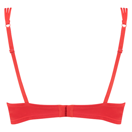 Padded underwired push-up bra Candy, Red