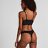 Dianne High Leg Thong, Black