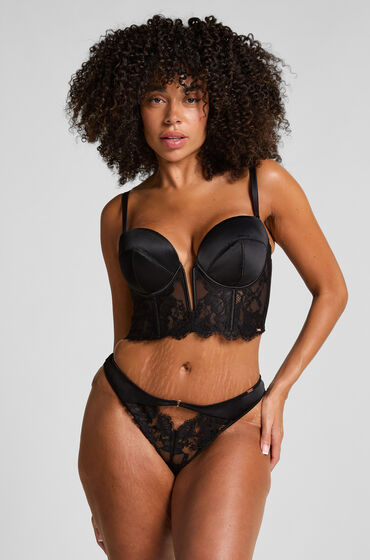 Hunkemöller Grace Highleg Brazilian Black