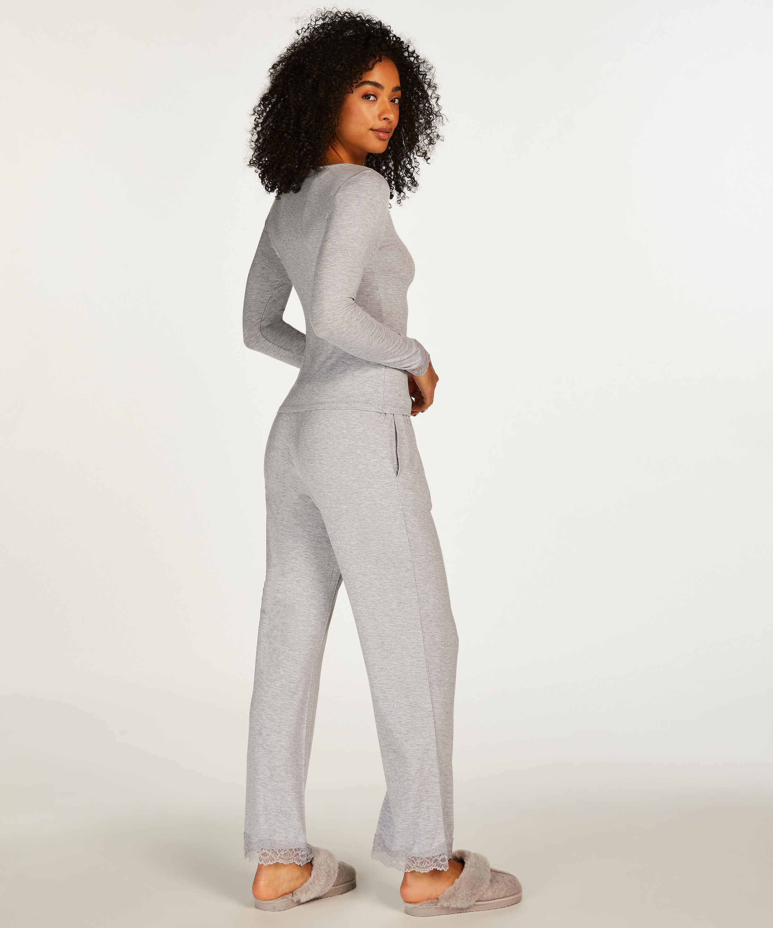 Pajama Set, Grey, main