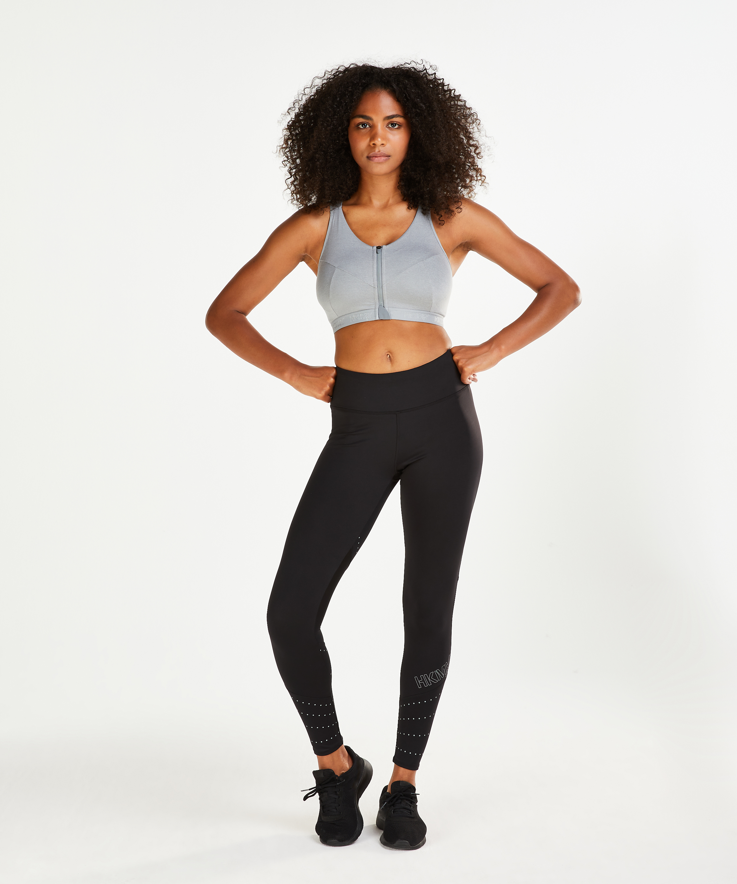 HKMX Sports bra The Pro Level 3, Grey, main