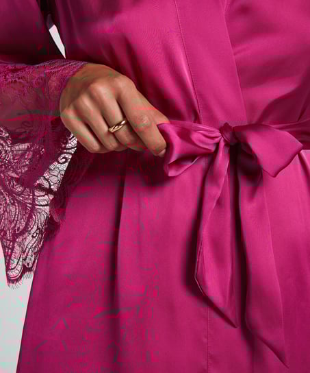 Satin Kimono, Pink