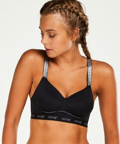 HKMX The All Star sports bra Level 2, Black