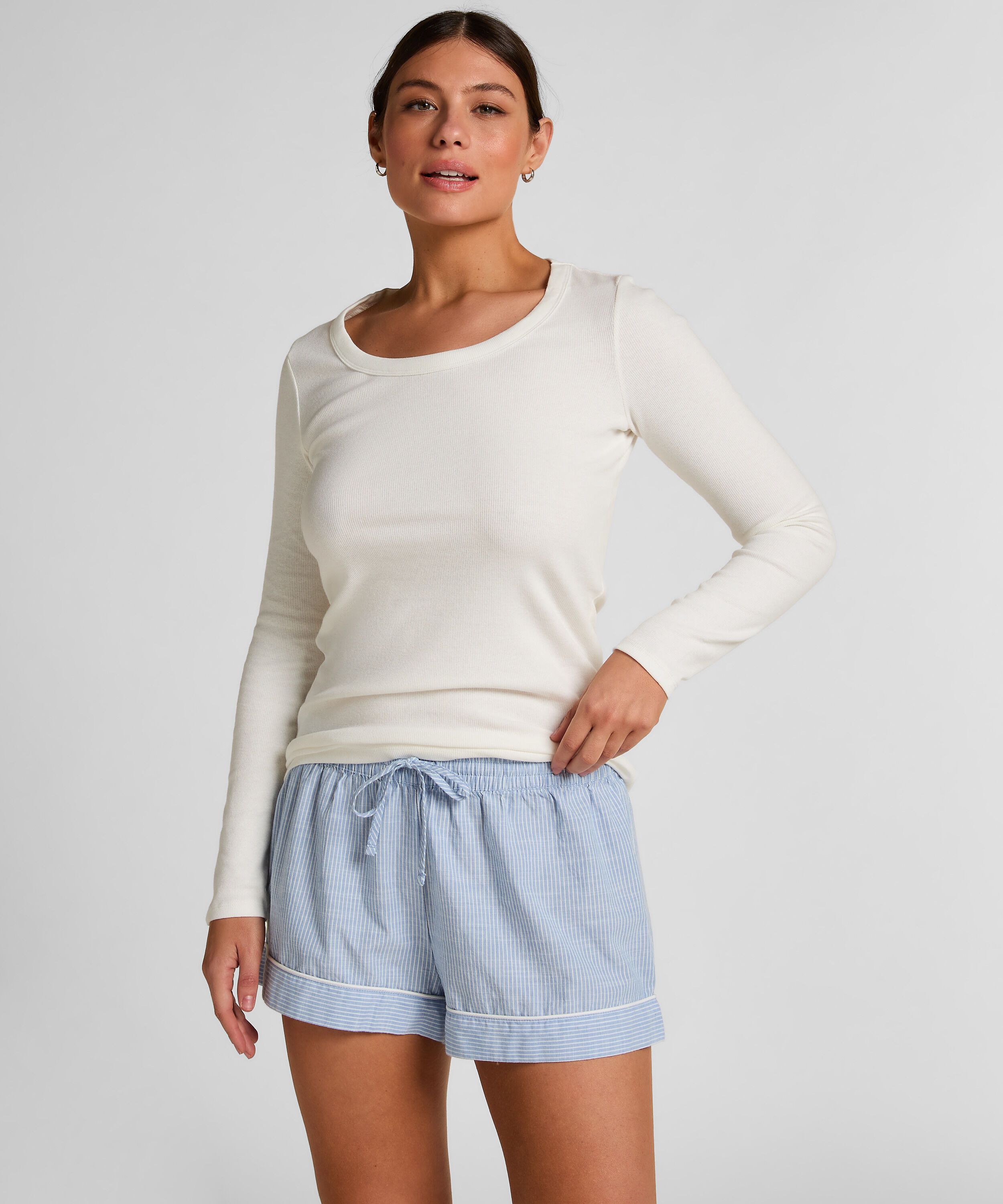 Cotton shorts, Blue Cotton shorts, Blue