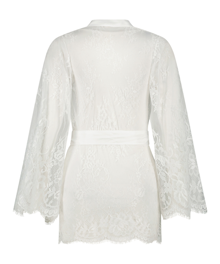 Isabelle Lace Kimono, White