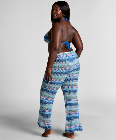 Cali Crochet Pants, Blue