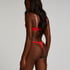 Lace & Shine Thong, Red