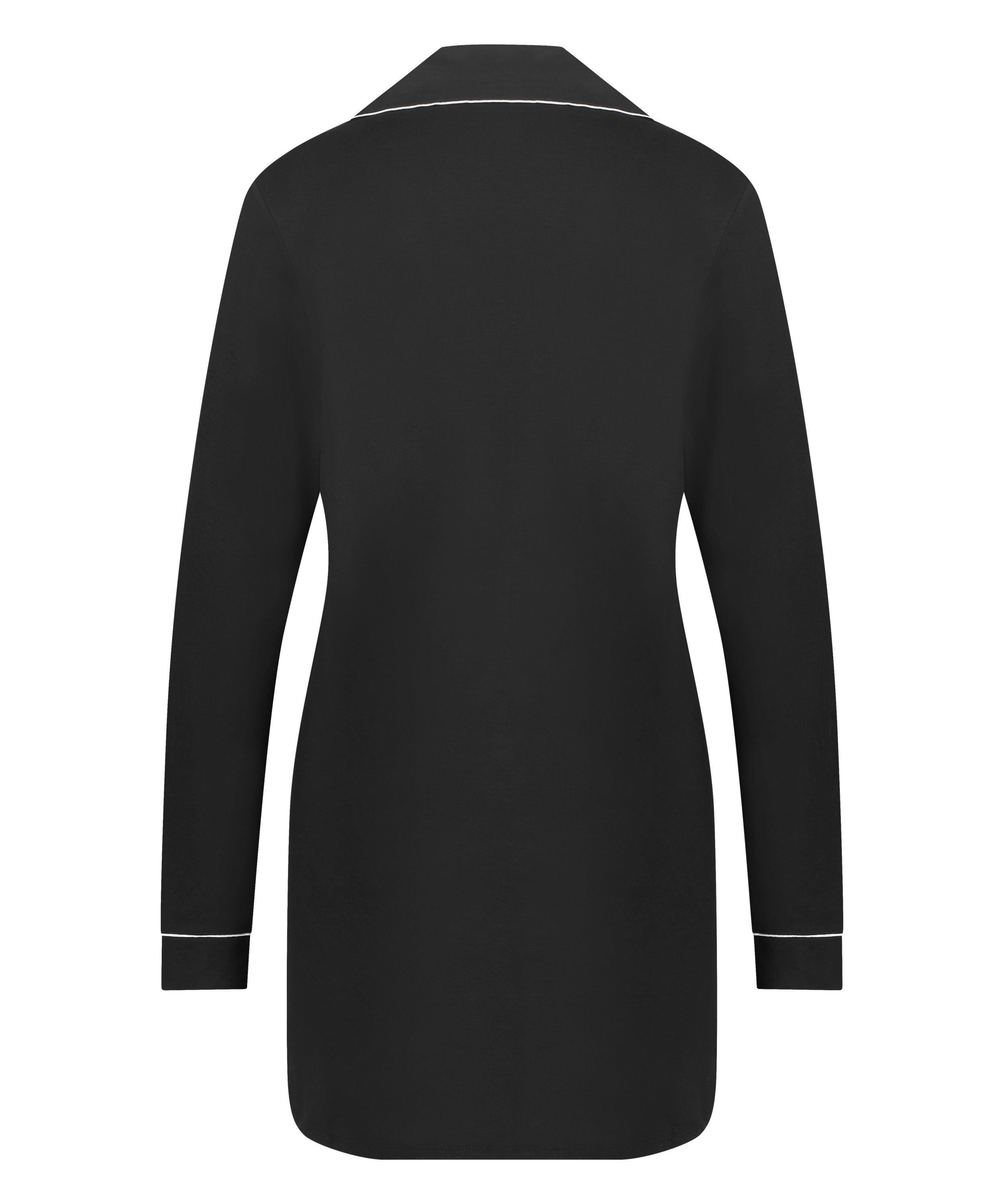 Essential Jersey Shirtdress, Black, main