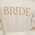 Bride Satin Kimono, White