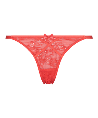 High-cut thong Corby, Red
