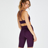 HKMX high waisted bike shorts, Purple