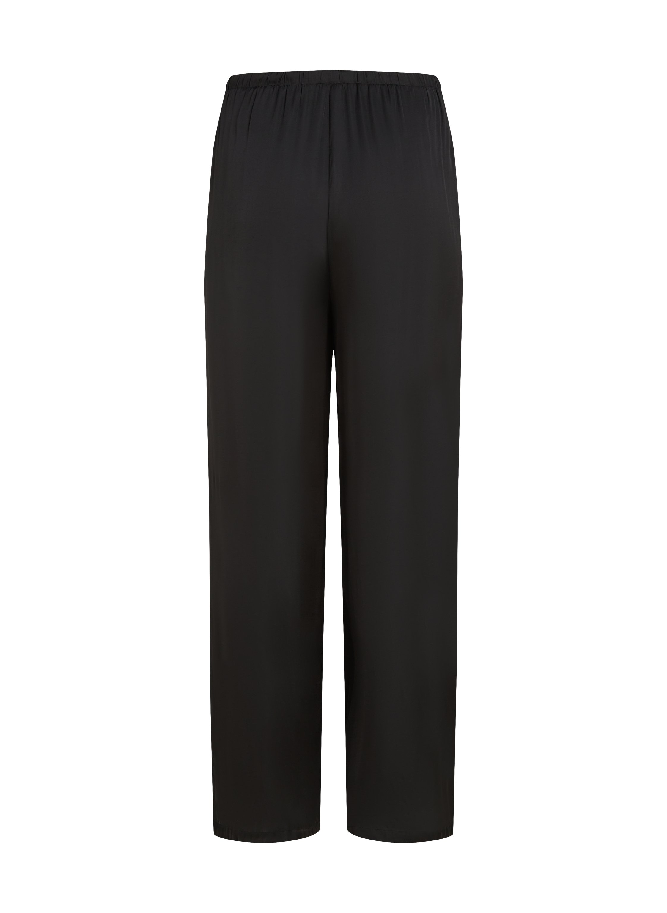 Beach Satin Pant, Black, main