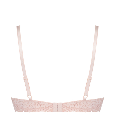 Rose padded push-up bra, Pink